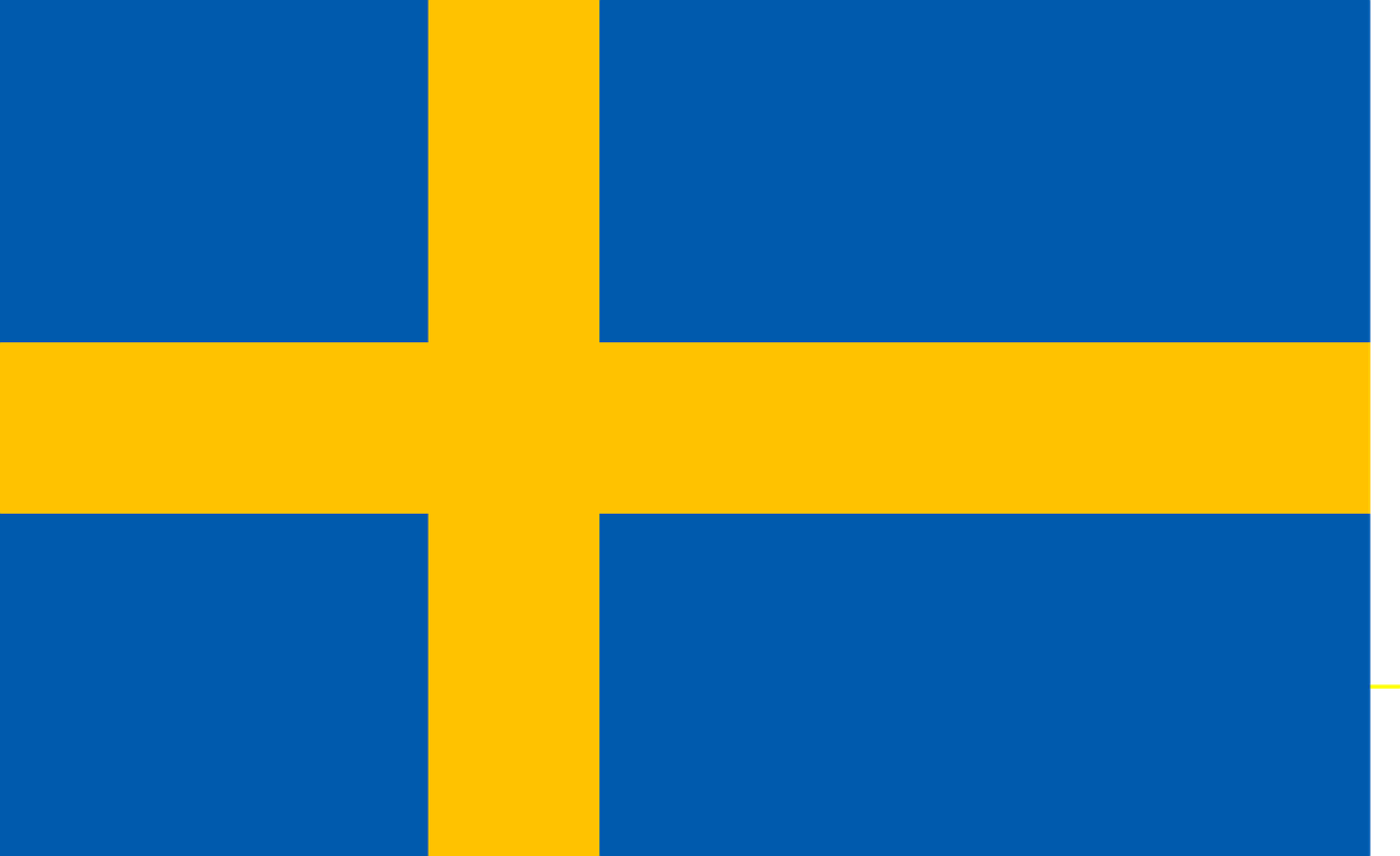 E-Krona Schweden Flagge