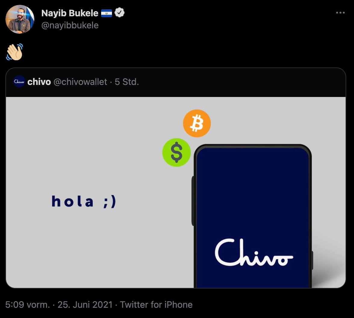 Bukele Twitter