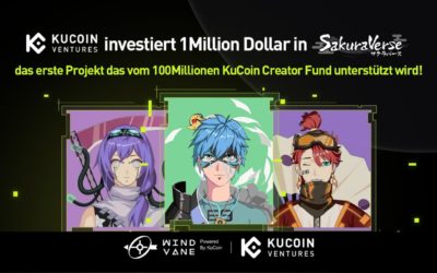 KuCoin Ventures investiert 1 Million Dollar in SakuraVerse, das erste Projekt, das von KuCoin’s 100 Millionen Dollar Creators Fund unterstützt wird