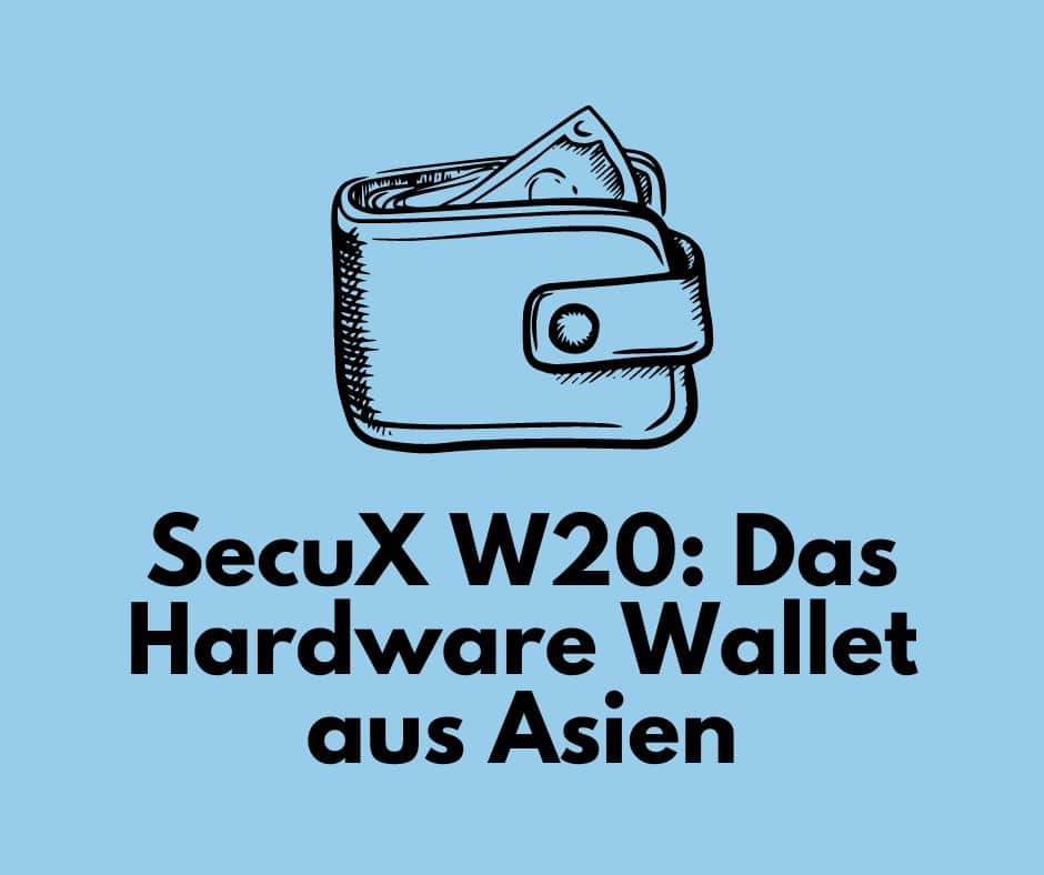 SecuX W20 Hardware Wallet Test