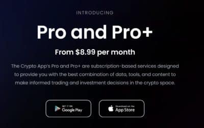 Mit Tools von Branchenführern: The Crypto App führt Premium-Dienste „Pro“ und „Pro+“ ein