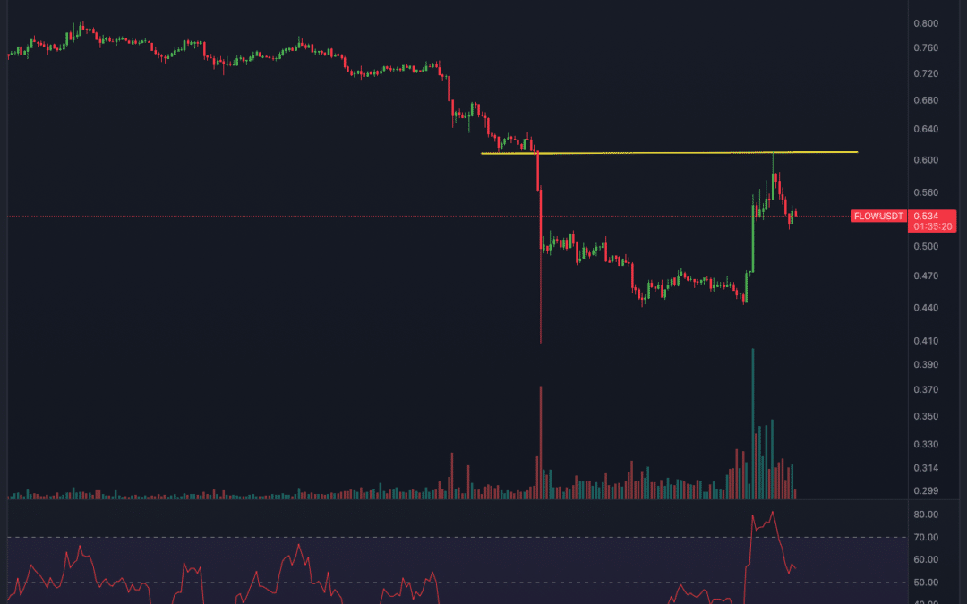 FLOW Chartanalyse – Der Downtrend setzt sich fort!
