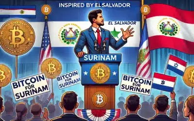 Bitcoin für Surinam: Präsidentschaftskandidat inspiriert von El Salvador