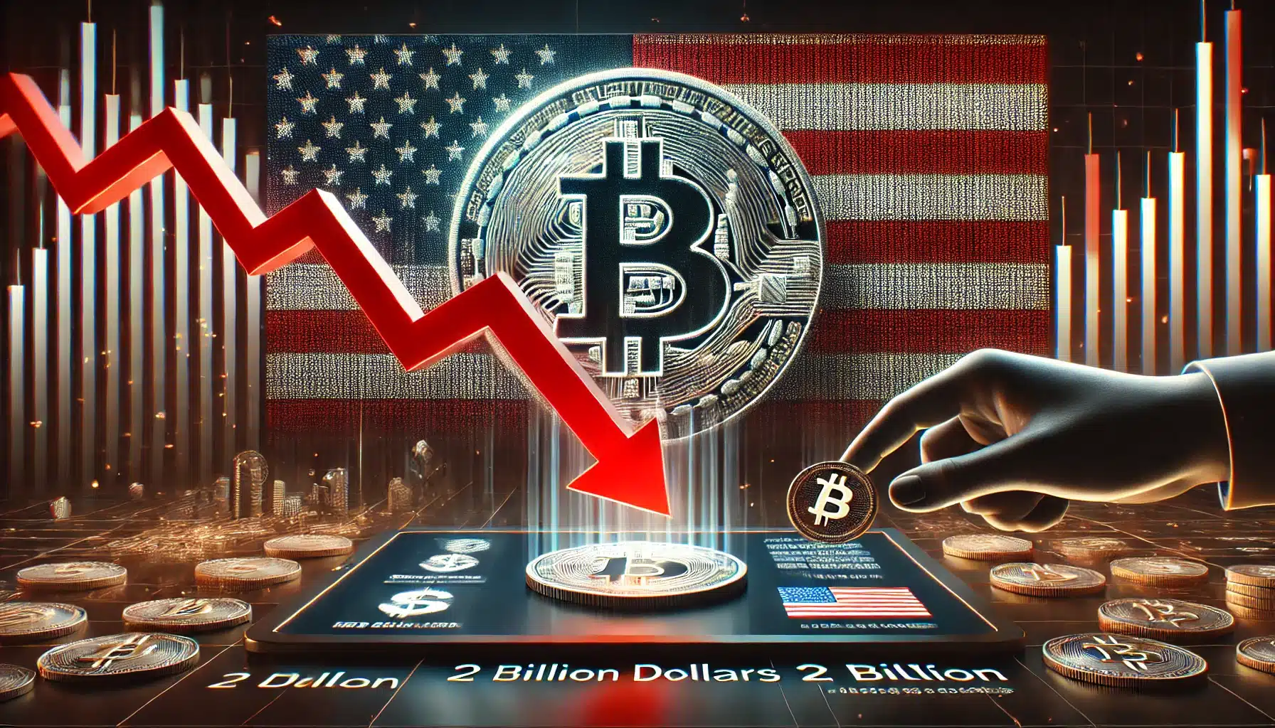 Bitcoin-Preis fällt nach Überweisung von 2 Milliarden Dollar durch US-Regierung