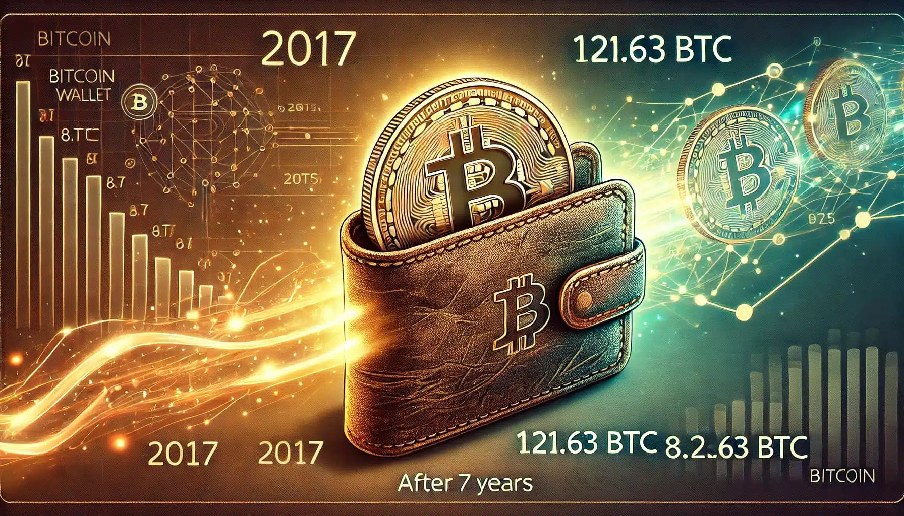 Nach 7 Jahren: Schlafende Bitcoin Wallet von 2017 bewegt 121,63 BTC
