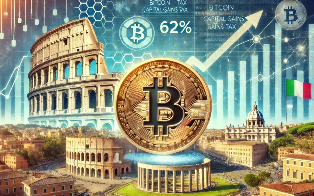 Italien erhöht Bitcoin-Kapitalertragssteuer um 62%