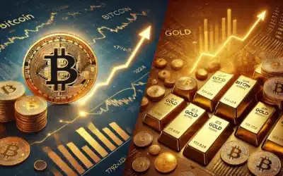 Bitcoin ETF von BlackRock schlägt Gold: Volumen viermal höher