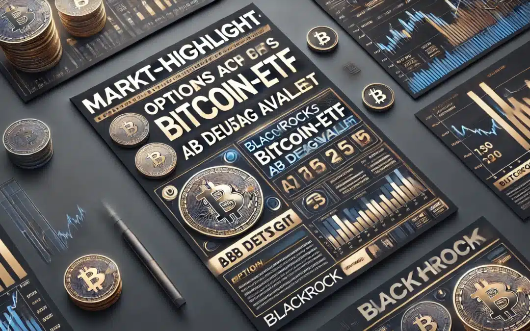 Markt-Highlight: Optionen auf BlackRocks Bitcoin-ETF ab Dienstag verfügbar
