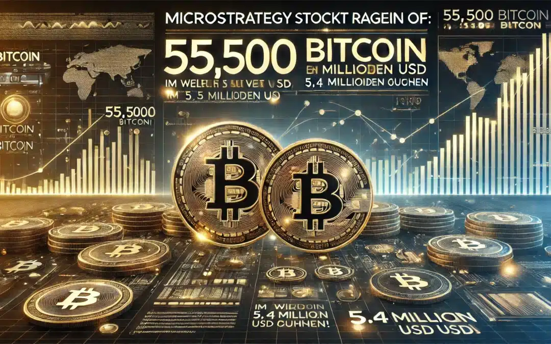MicroStrategy stockt wieder auf: 55.500 Bitcoin im Wert von 5,4 Milliarden USD gekauft!