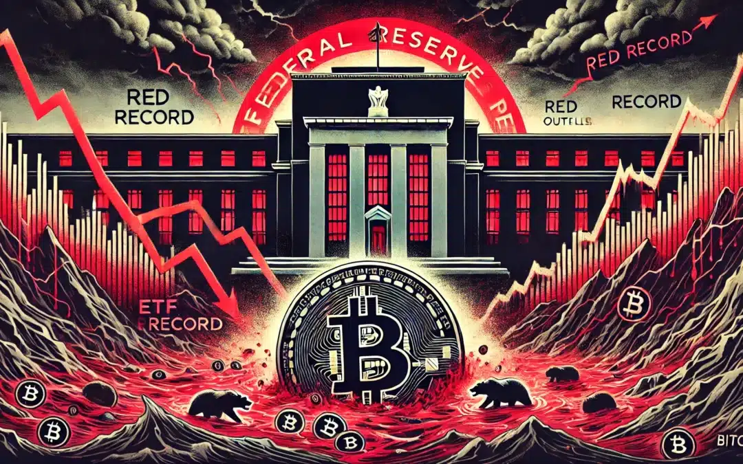 Fed-Effekt: Größter Nettoabfluss an einem Tag bei Bitcoin-ETFs