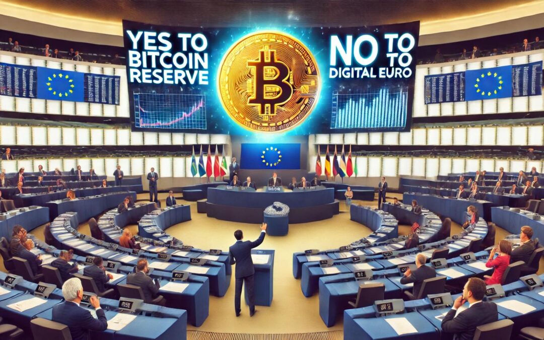 EU-Parlament: Kein digitaler Euro, aber Bitcoin Reserve!