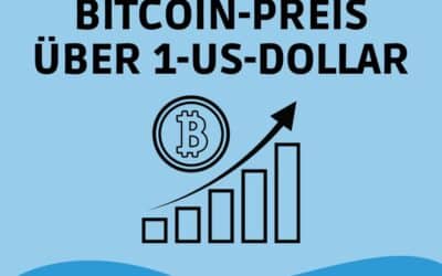 9. Februar 2011: Der Bitcoin-Preis steigt erstmalig über 1-US-Dollar