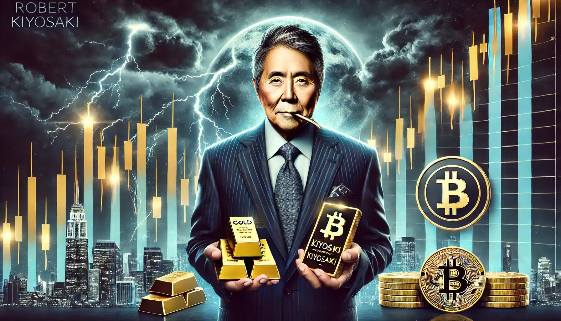 Robert Kiyosaki warnt vor Krise und setzt verstärkt auf Gold und Bitcoin