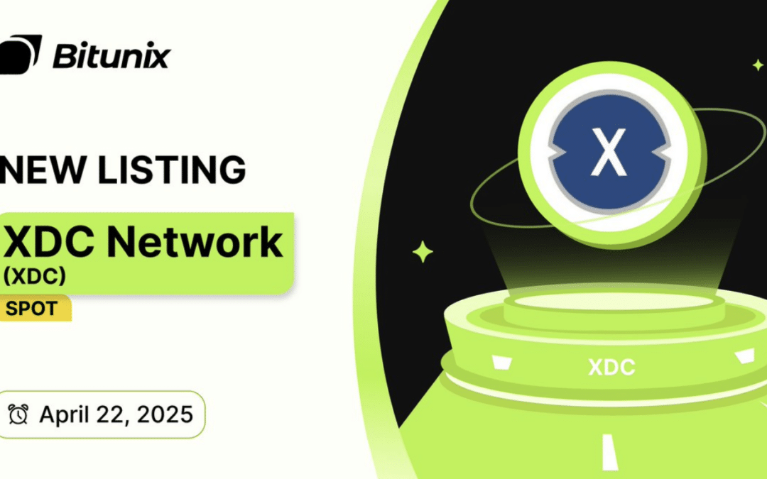 Bitunix listet XDC Network aufgrund steigender Nachfrage nach Tokenisierung realer Vermögenswerte