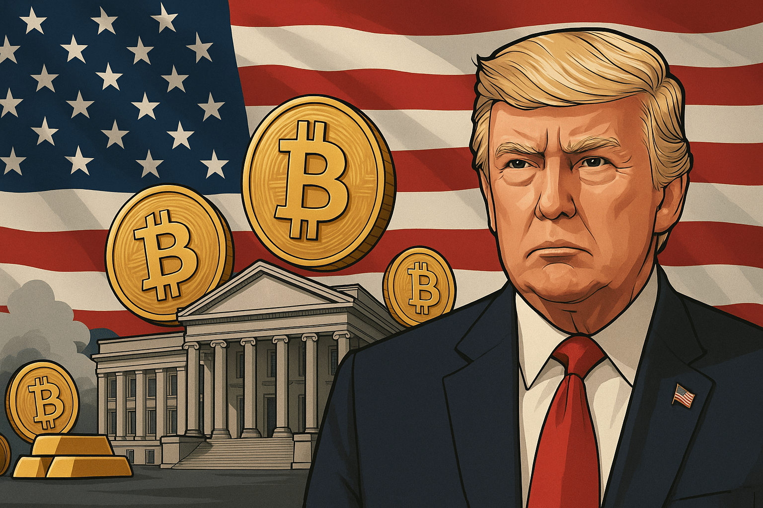 Donald Trumps Krypto-Bilanz nach 100 Tagen im Amt