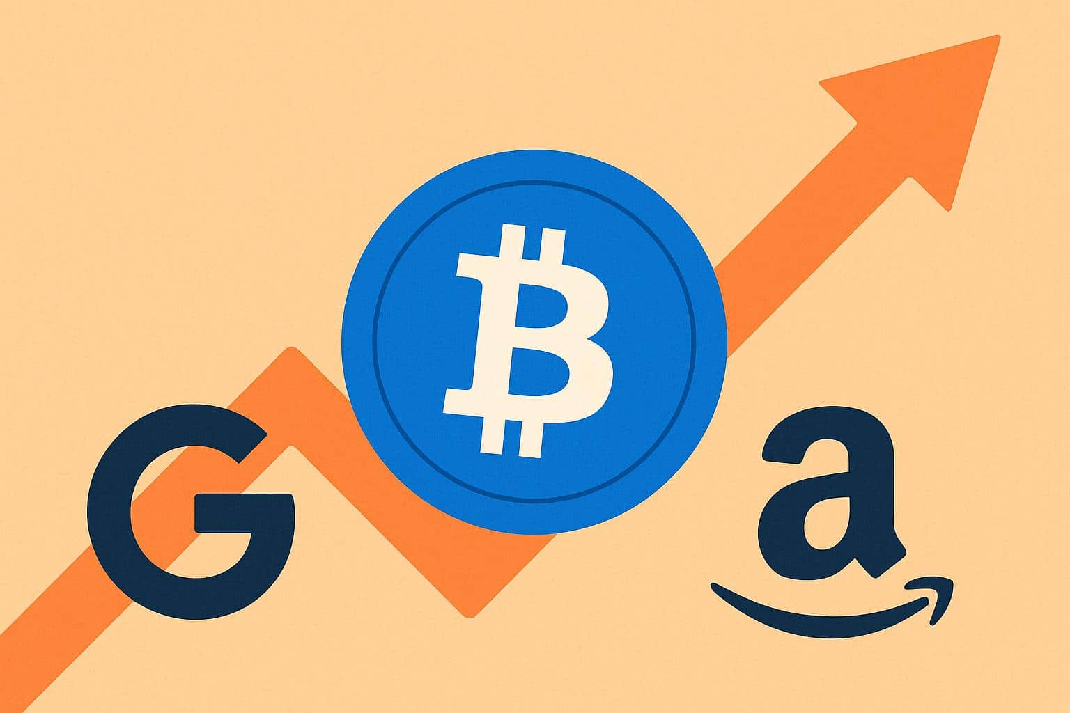 Bitcoin überholt Google und Amazon