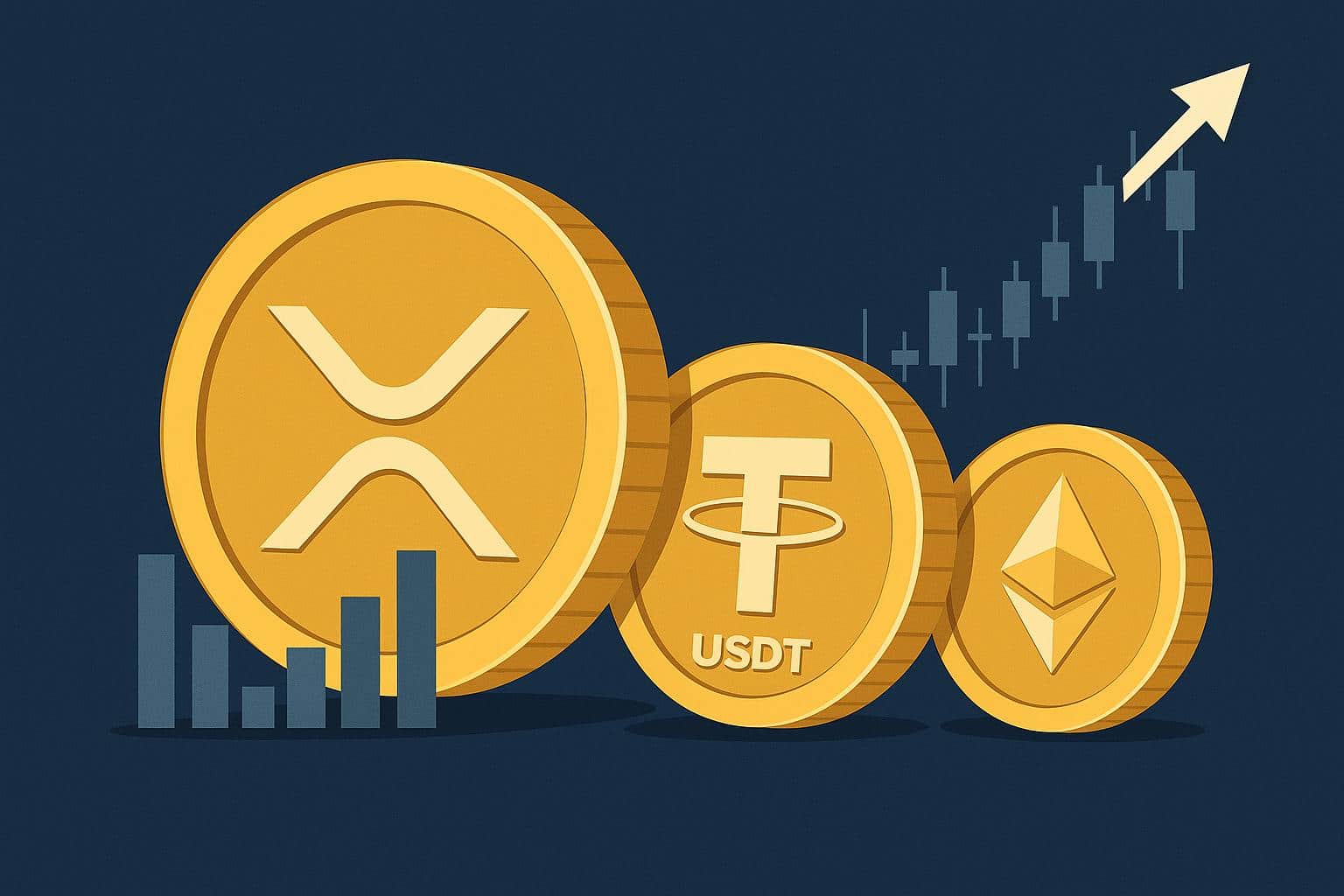 XRP überholt USDT