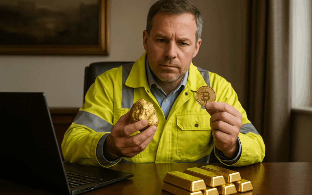 Goldminenbetreiber kauft Bitcoin aus Goldeinnahmen