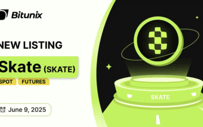 Bitunix listet den Coin von Skate Chain (SKATE) im Spot- und Futures-Markt