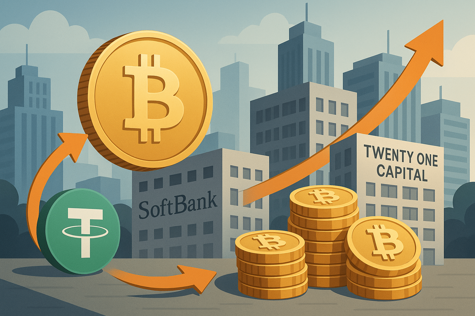 Tether transferiert Milliardenbetrag in BTC zur Förderung von Twenty One Capita