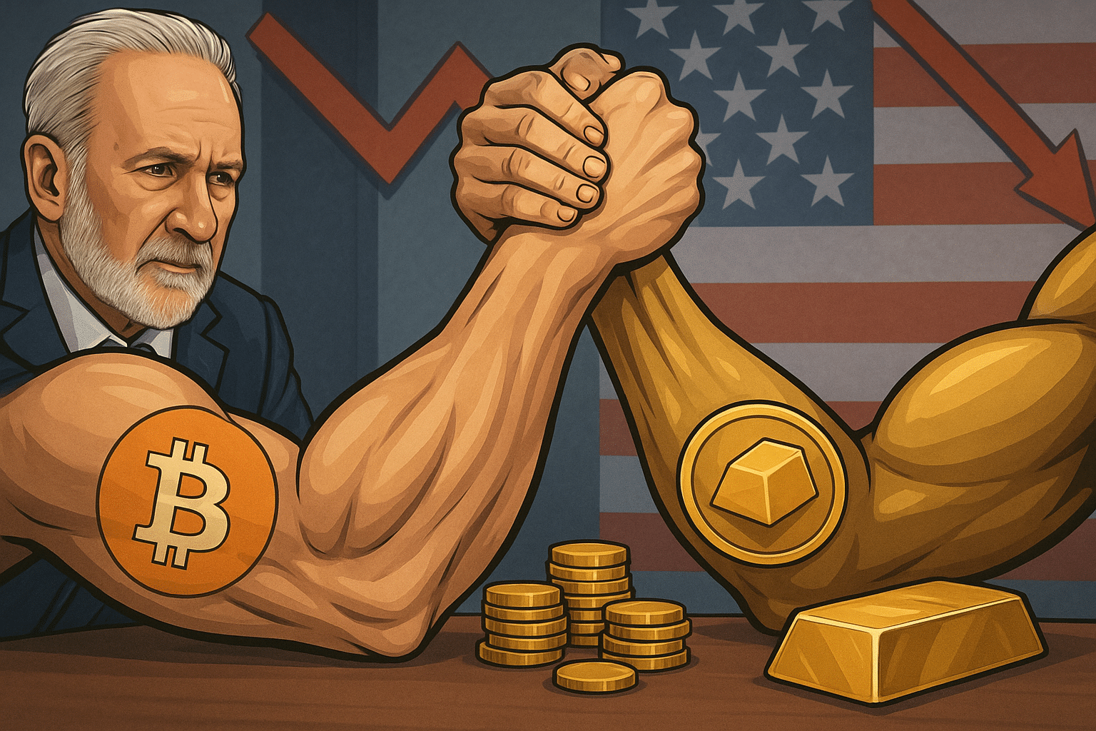 Gold vor Bitcoin: Peter Schiff warnt vor Inflationsrisiken