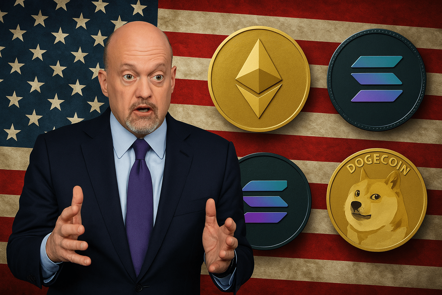 Jim Cramer nennt seine Top-Kryptos inmitten wachsender US-Schulden