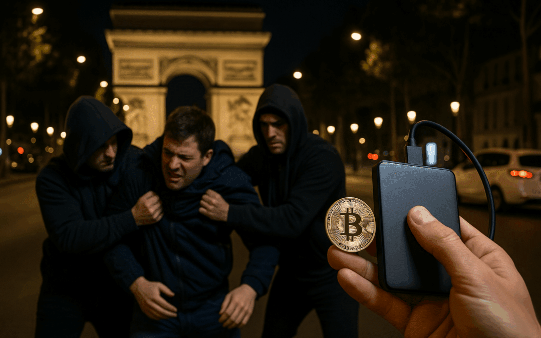 Bitcoin-Raub in Paris: Mann nach Entführung um 2 Millionen Euro erpresst