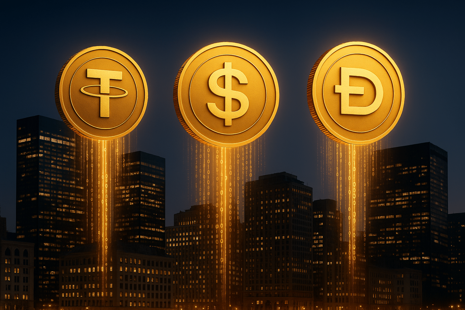 Stablecoin-Reserven auf Börsen 