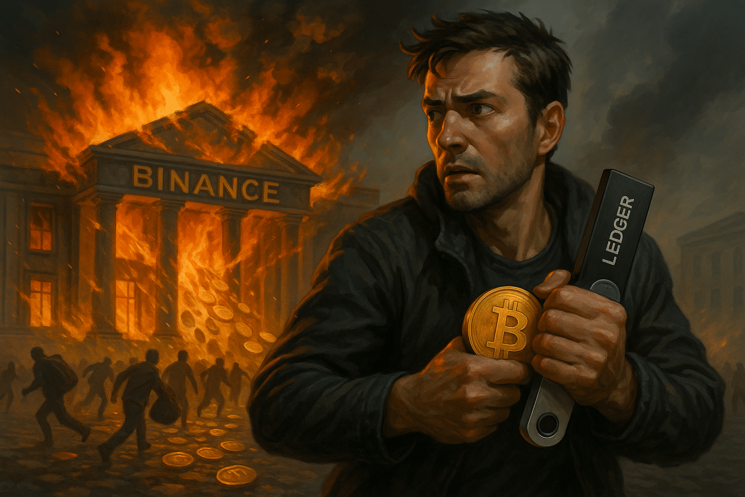 Wallet-Abfluss bei Binance 