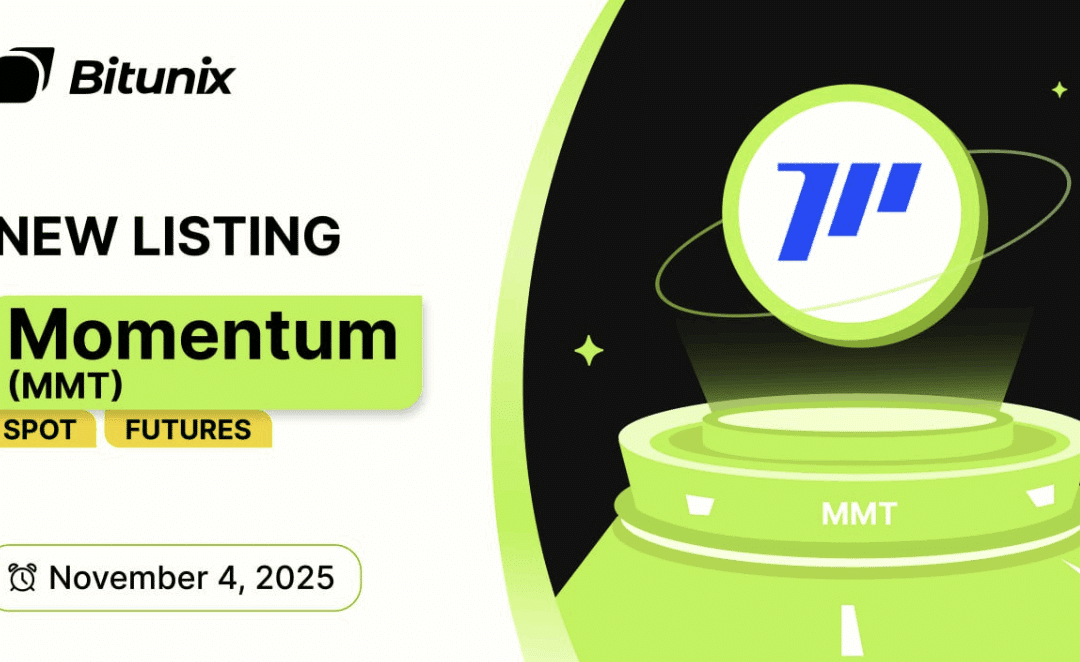 Bitunix listet Momentum (MMT) Coin nach erfolgreichem Token Generation Event