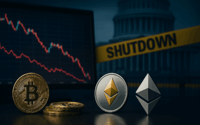 Bitcoin und Ethereum setzen Talfahrt fort – US-Regierungsstillstand verunsichert Märkte