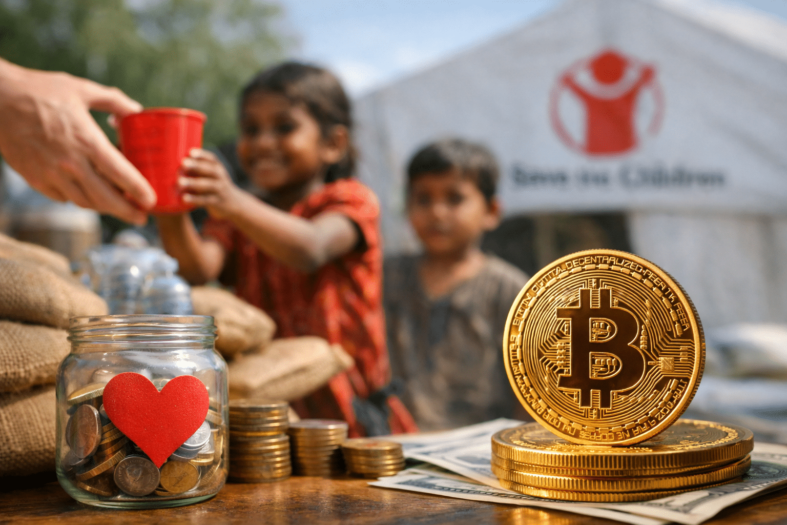 Neuer Bitcoin-Fonds soll Spendenwert für Save the Children steigern
