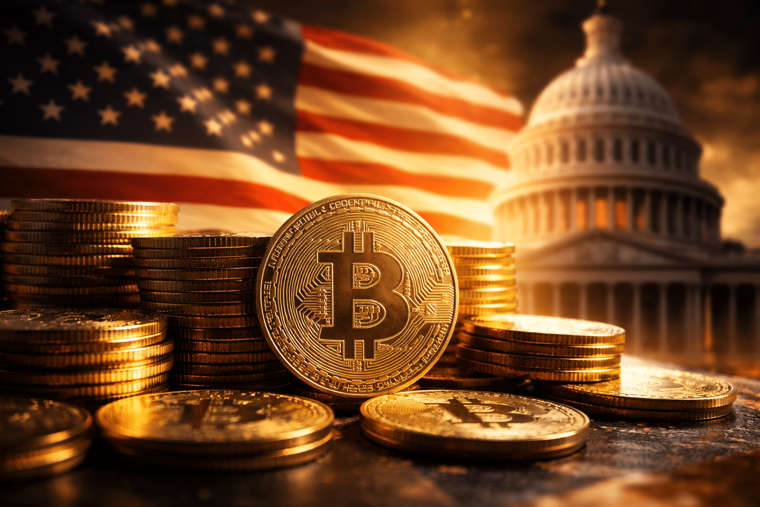USA halten beschlagnahmte Bitcoin 