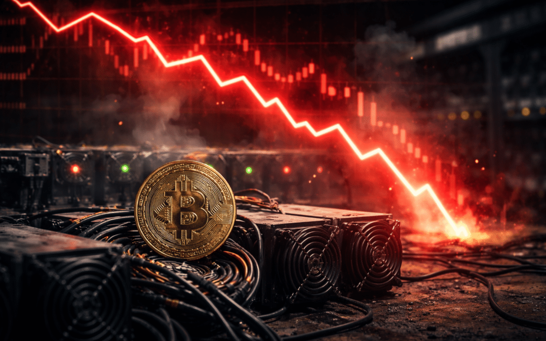 Bitcoin-Hashrate fällt unter 1 ZH/s – wachsender Druck auf Miner