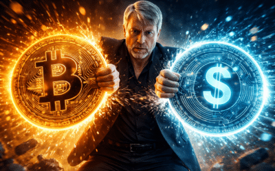 Michael Saylor trennt Bitcoin von digitalem Geld