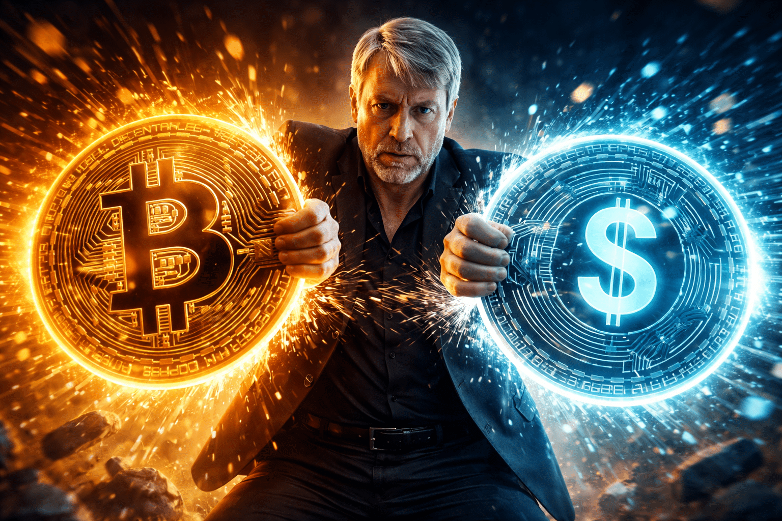 Michael Saylor trennt Bitcoin von digitalem Geld