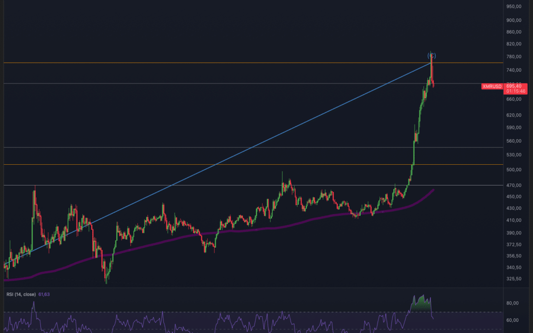 MONERO (XMR) – Wie lang geht der Hype?