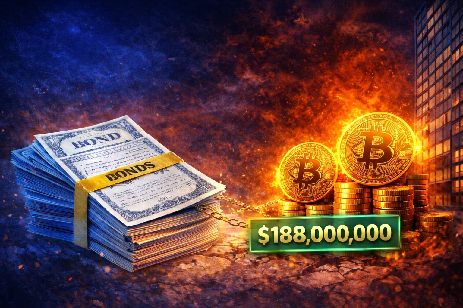 188 Millionen USD Anleihen durch Bitcoin