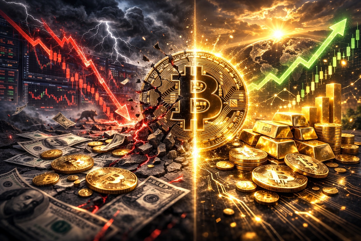 Bitcoin zwei Gesichter