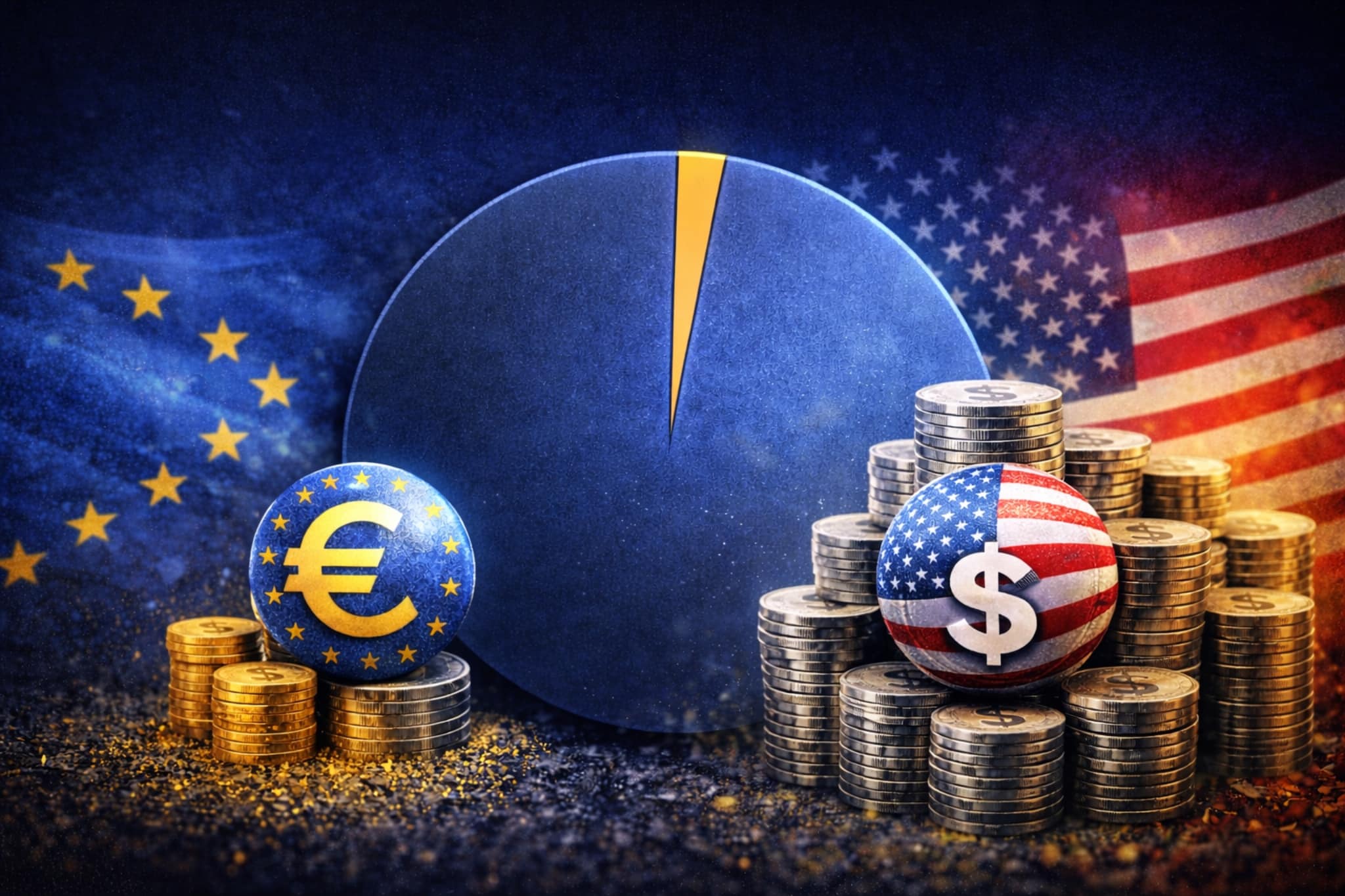 Euro Stablecoins verlieren gegen US-Dollar