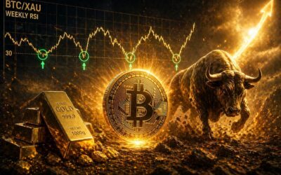 BTC Gold Bullenmarkt: Chart-Signal deutet auf Rotation zurück aus Gold