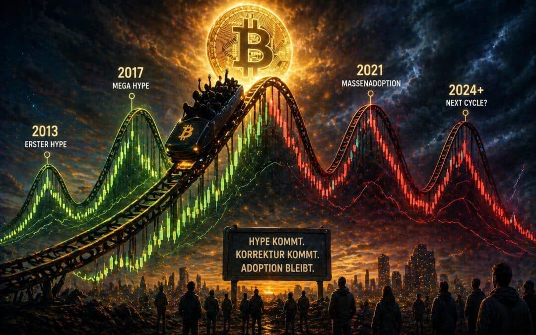 Bitcoin Hype-Zyklen: Warum sich Geschichte nicht wiederholt, aber reimt