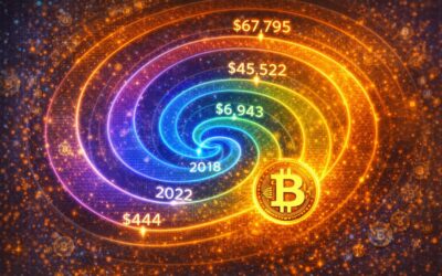 Bitcoin Spiral Chart: Vier Zyklen, vier Ringe, ein Muster das sich nie gebrochen hat