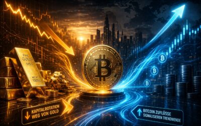 Bitcoin Zuflüsse signalisieren Trendwende: Fidelity-Daten zeigen Kapitalrotation weg von Gold