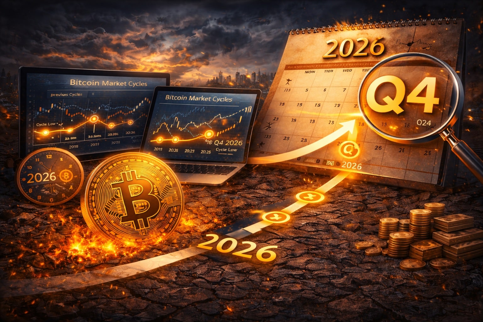 Bitcoin Zyklus Boden: Warum Q4 2026 das wahrscheinlichste Zeitfenster ist