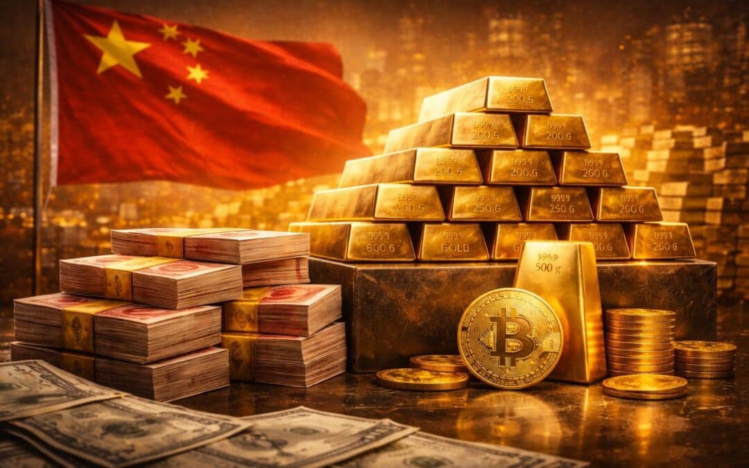 China Gold Reserven auf Rekordniveau: Peking tauscht Dollar gegen Gold