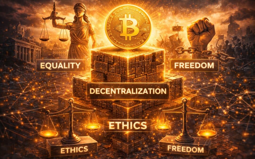 Ethik und Bitcoin: Freiheit, Gleichheit und die Rolle der Dezentralität