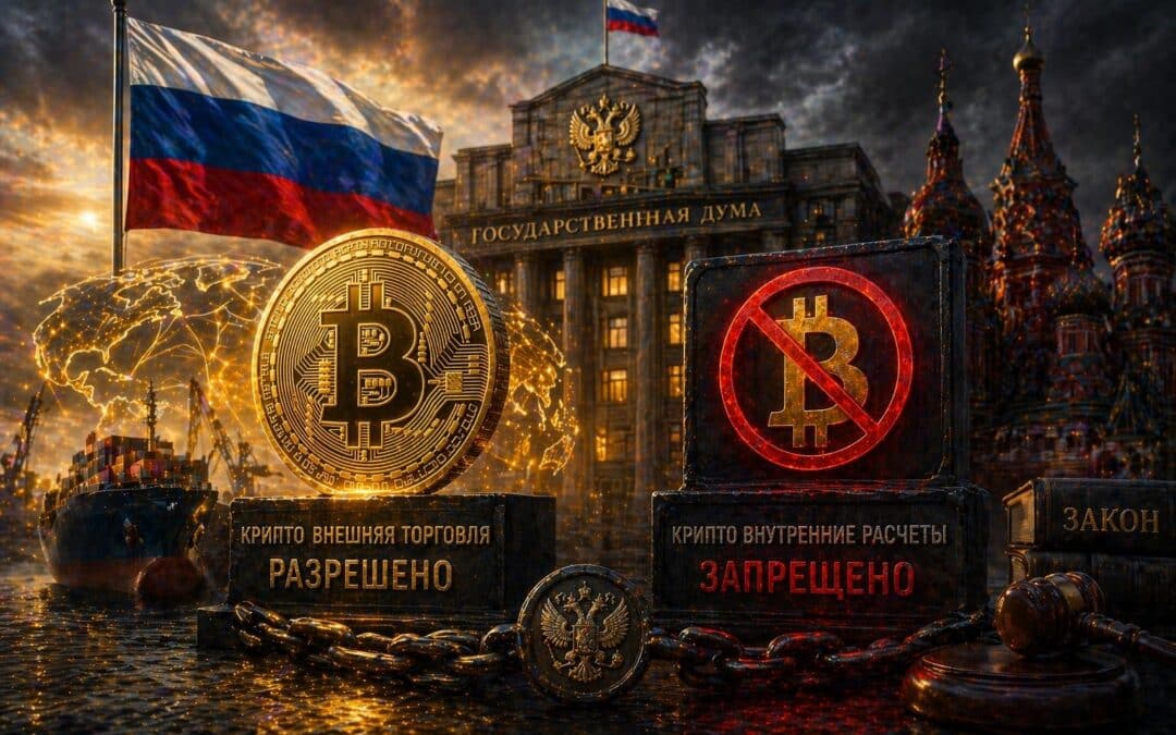 Russland Krypto Gesetz: Bitcoin erlaubt im Außenhandel, verboten im Inland