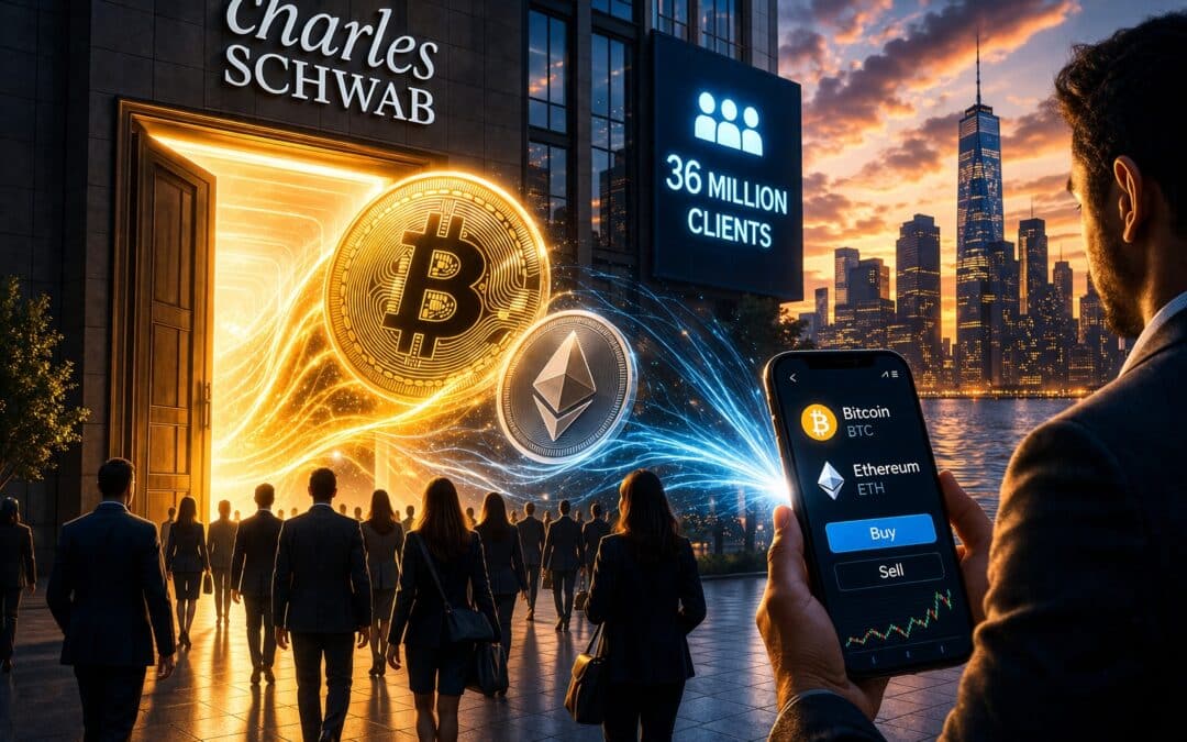 Schwab Bitcoin Handel ab 2026: 36 Millionen Kunden bekommen direkten BTC- und ETH-Zugang