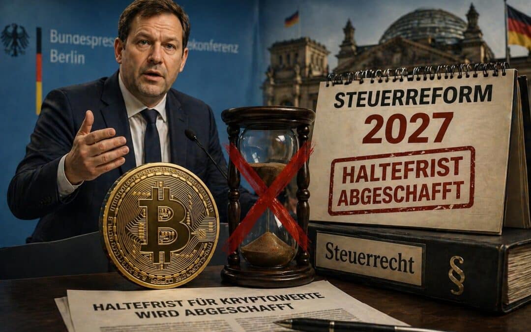Bitcoin Haltefrist Abschaffung: Klingbeil kündigt Steuerreform für 2027 offiziell an